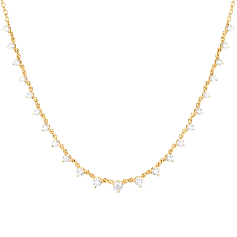 men’s black diamond cufflinks Starstruck Necklace - Yellow Gold