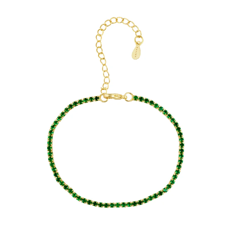 vintage turquoise pendant necklace Chloe Tennis Bracelet Emerald
