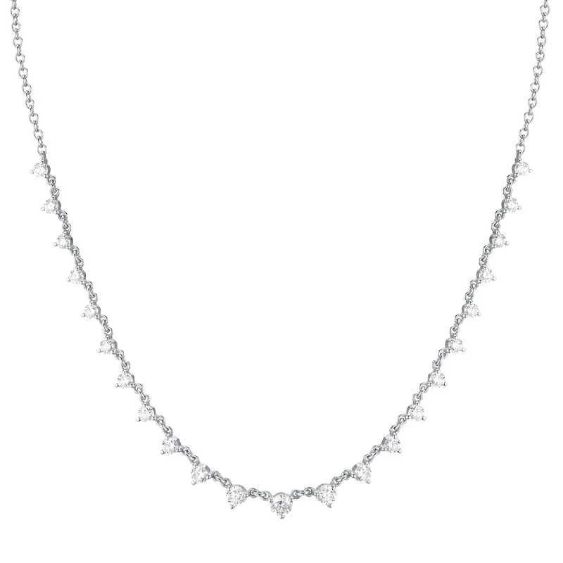bold gothic vampire ring Starstruck Necklace - White Gold
