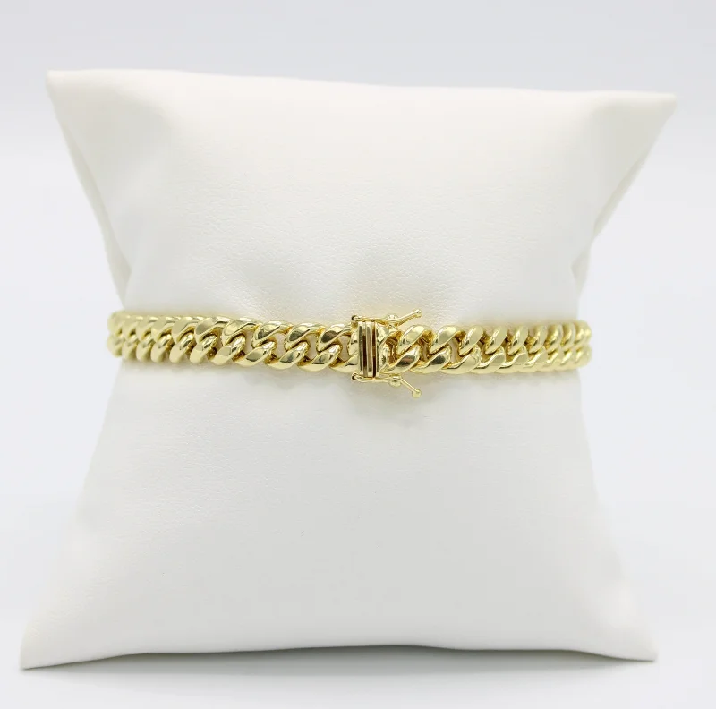 vintage locket necklace gold 14K Semi-Solid Cuban Bracelet Yellow Gold