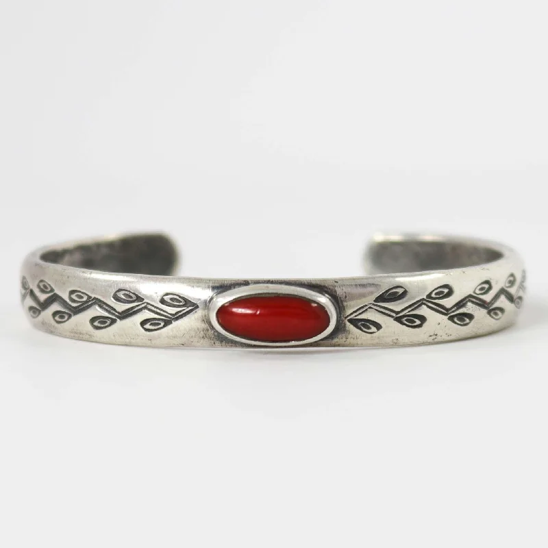petite diamond promise ring Coral Cuff