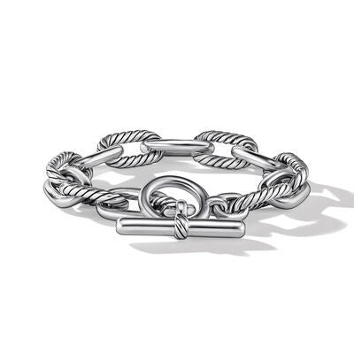 white gold infinity ring David Yurman 11mm Madison Bracelet