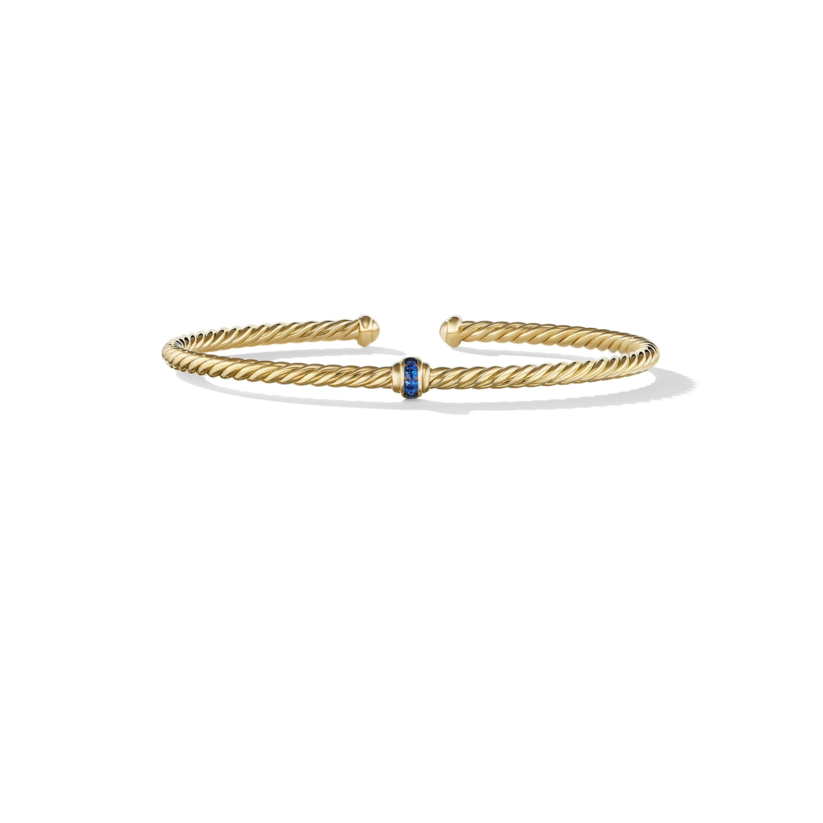 boho macrame bead anklet David Yurman 3mm Classic Cablespira Bracelet