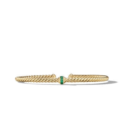 dainty snake ring gold David Yurman 3mm Classic Cablespira Bracelet