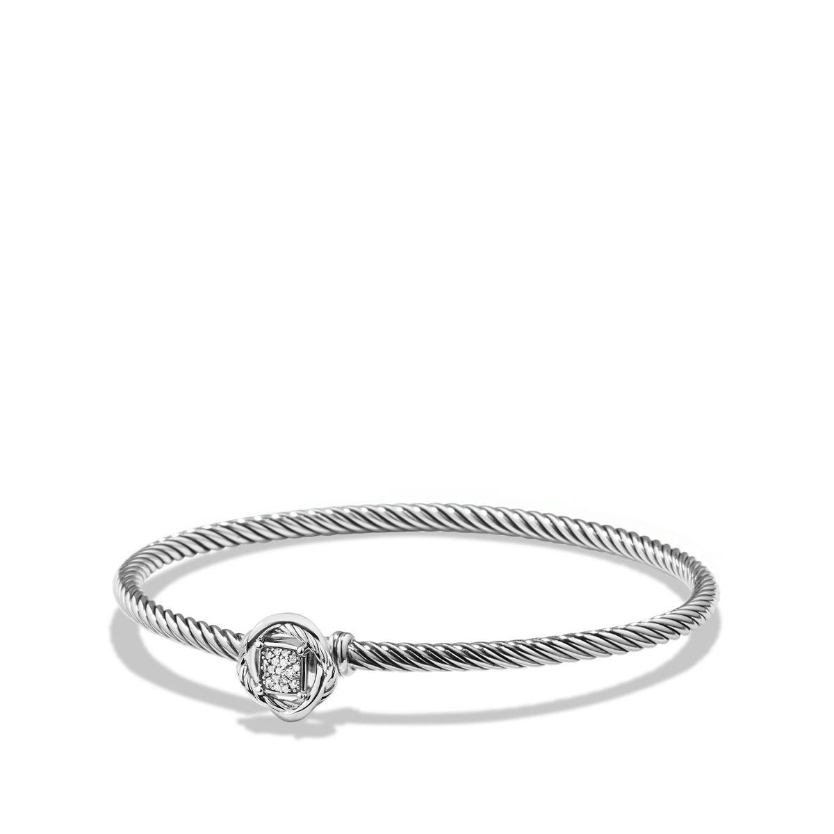 unique silver branch ring David Yurman 3mm Infinity Bracelet