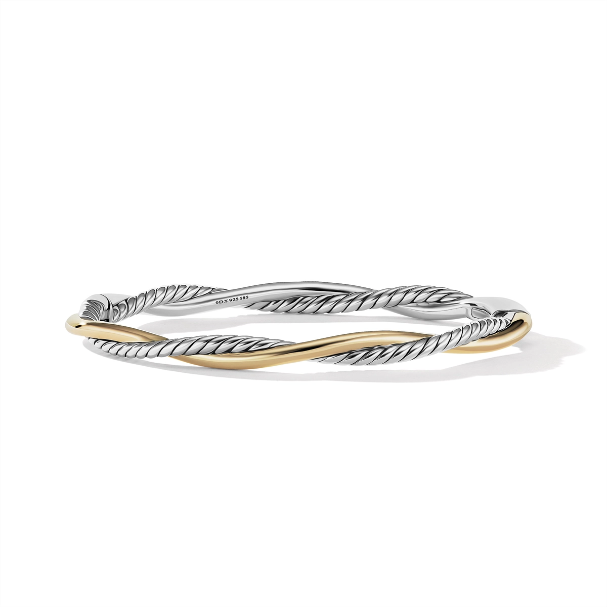 emerald cut diamond wedding ring David Yurman 4.4mm Petite Infinity Bracelet
