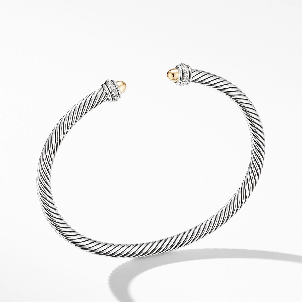personalized couples ring engraved David Yurman 4mm Classic Cable Bracelet