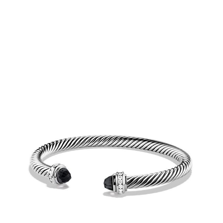 personalized couple rings David Yurman 5mm Classic Cable Bracelet