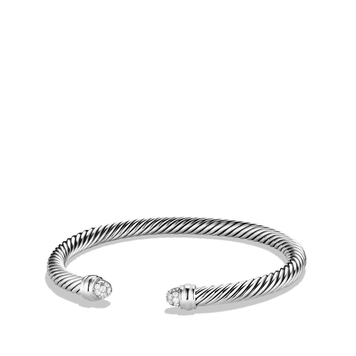 vintage emerald cocktail ring David Yurman 5mm Classic Cable Bracelet