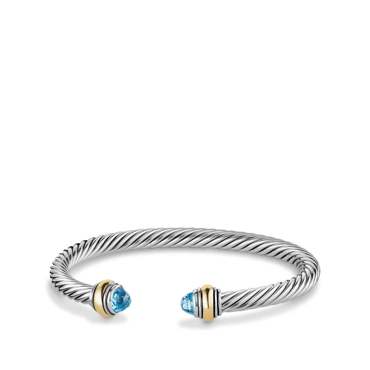 minimalist crystal quartz ring David Yurman 5mm Classic Cable Bracelet