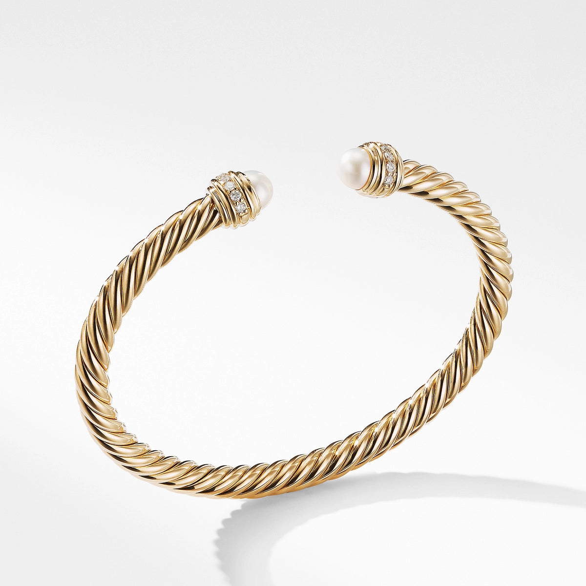 infinity loop ring rose gold David Yurman 5mm Classic Cablespira Bracelet