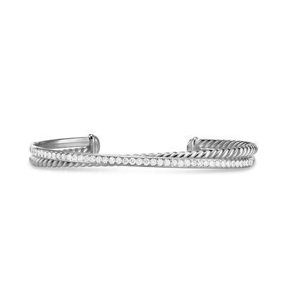 men’s black titanium ring David Yurman 6mm Crossover Bracelet