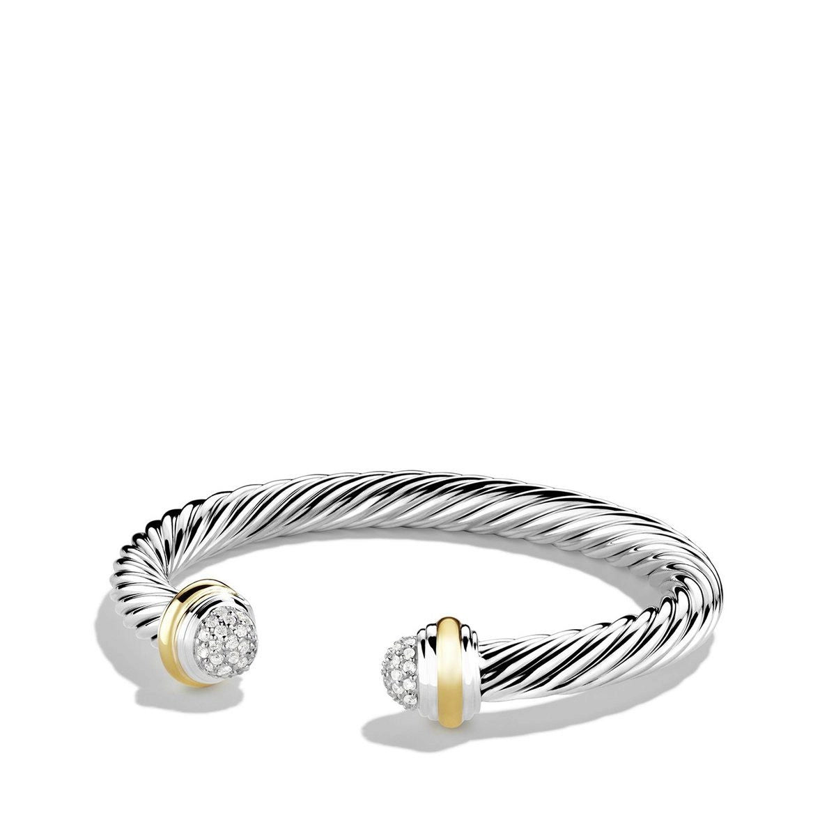 natural jade ring David Yurman 7mm Classic Cable Bracelet