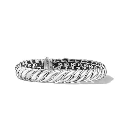 large statement turquoise ring David Yurman 8.5mm Sculpted Cable Bracelet
