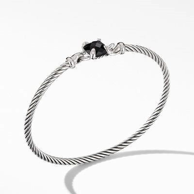 personalized gold bar necklace David Yurman 8mm Chatelaine Bracelet