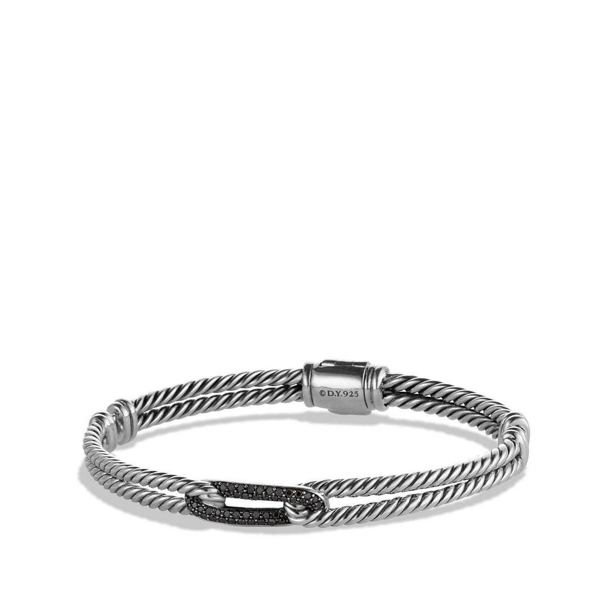 gold and diamond nose stud David Yurman Bracelet