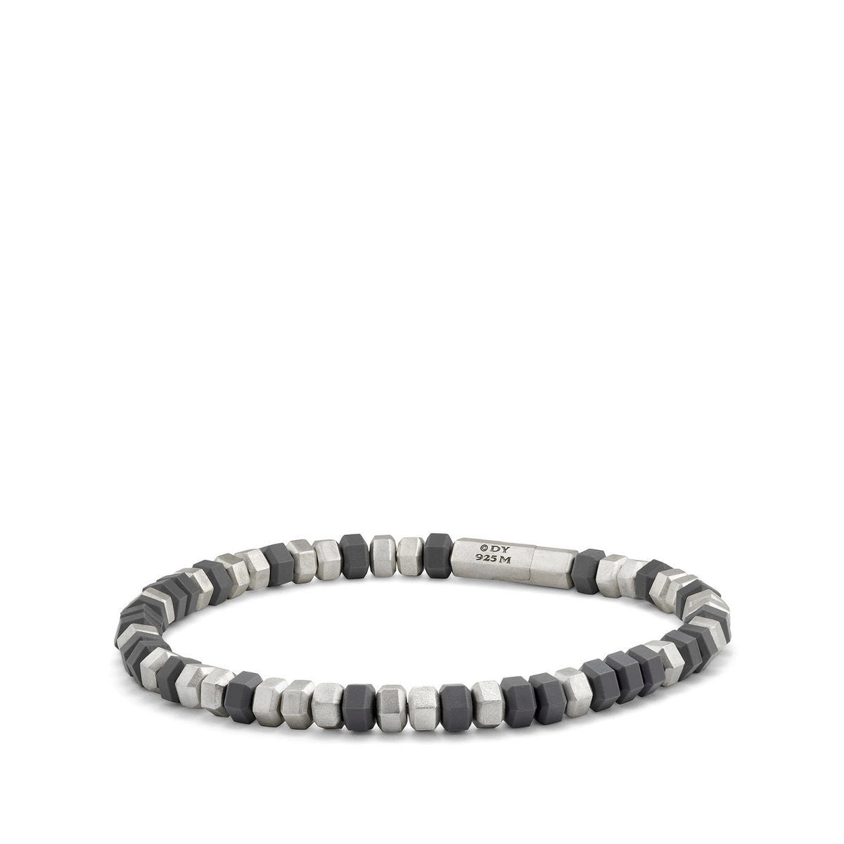 rustic wooden bead bracelet David Yurman Hexagon Bracelet