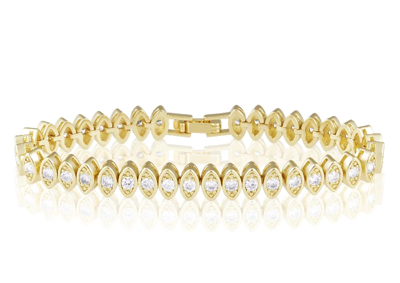 layered gold coin pendant necklace Destiny Tennis Bracelet
