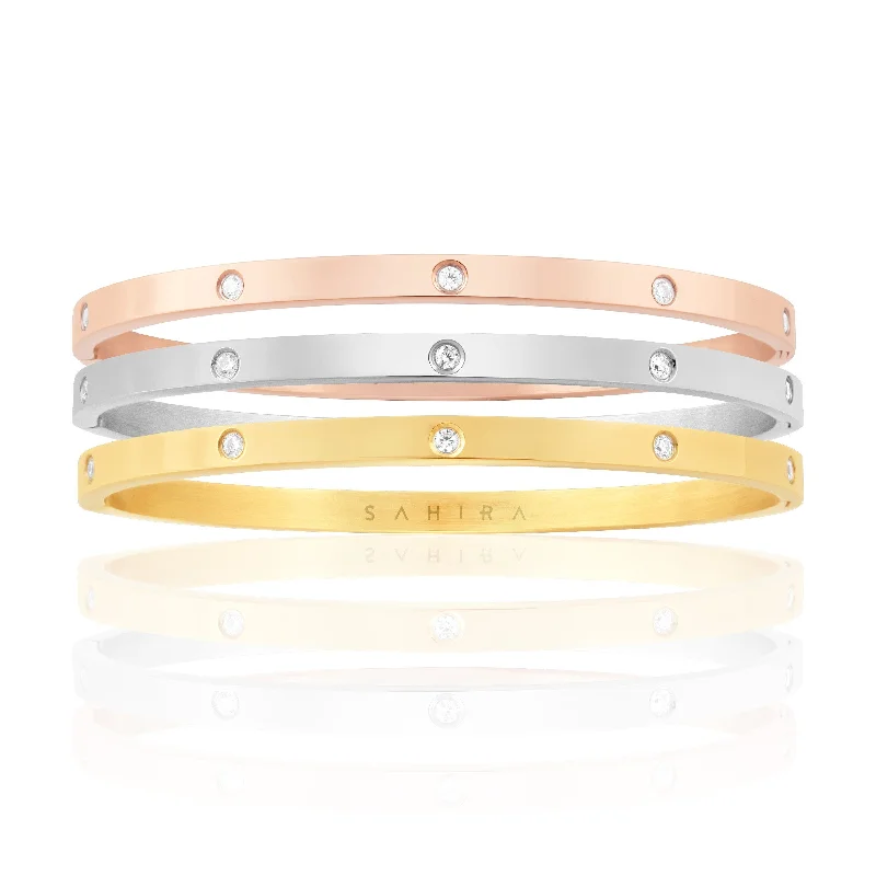 handcrafted filigree ring silver Elsie Trio Stack