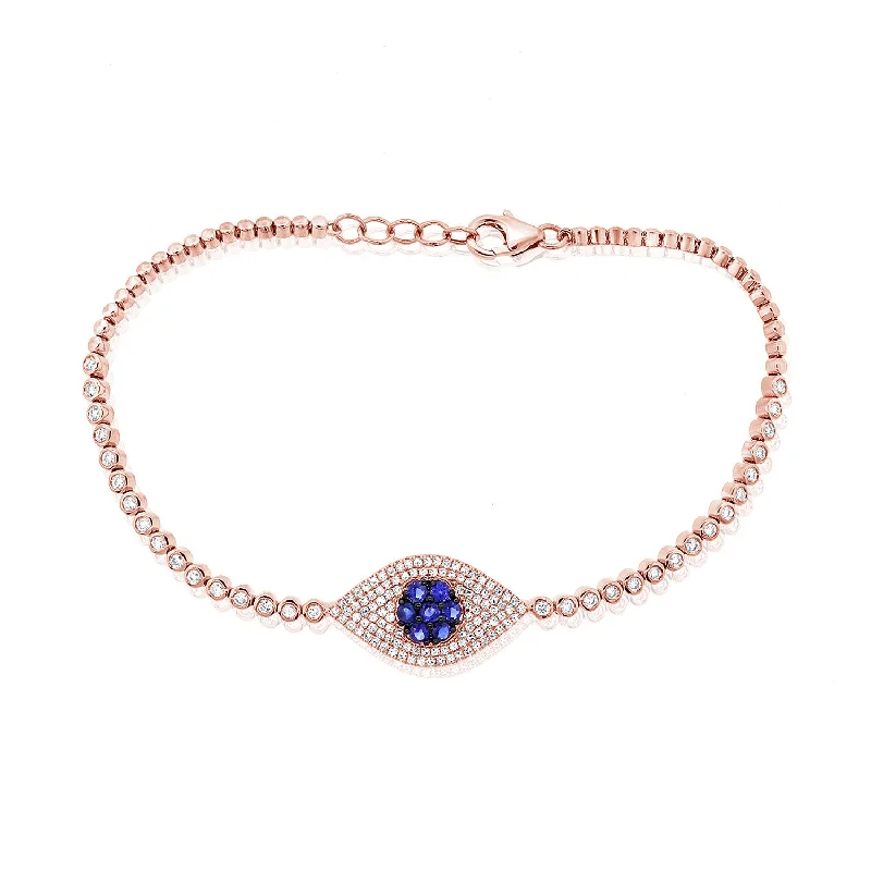 vintage Victorian brooch pin Evil Eye Diamond Bracelet
