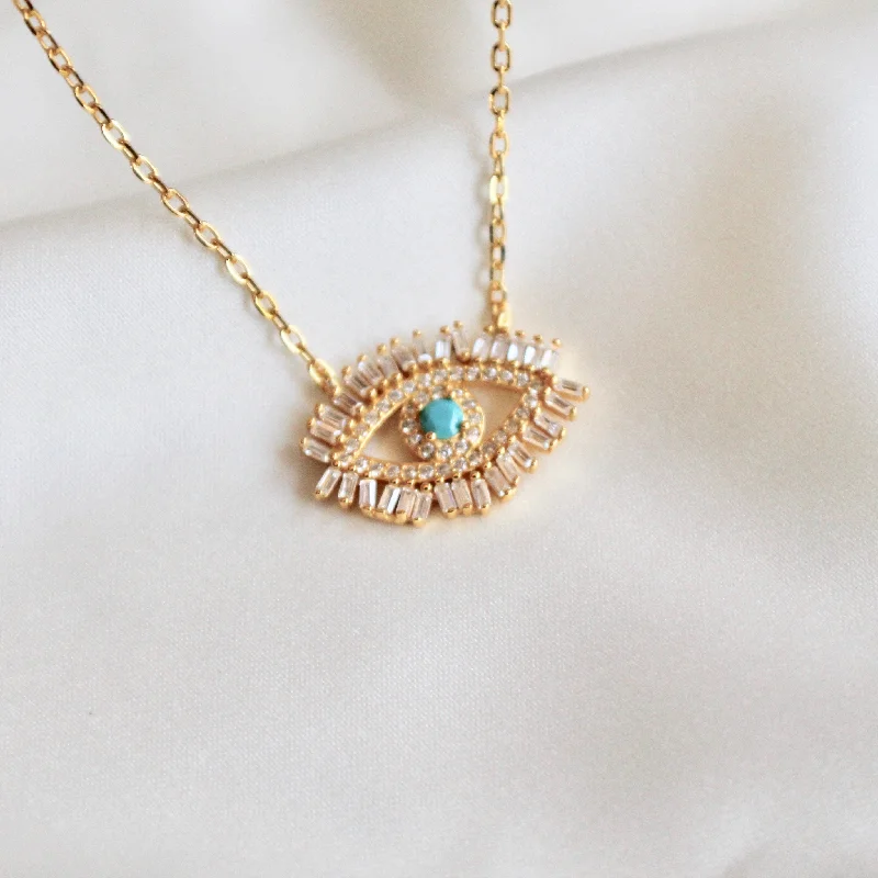 real garnet stacking rings Evil eye turquoise stone necklace