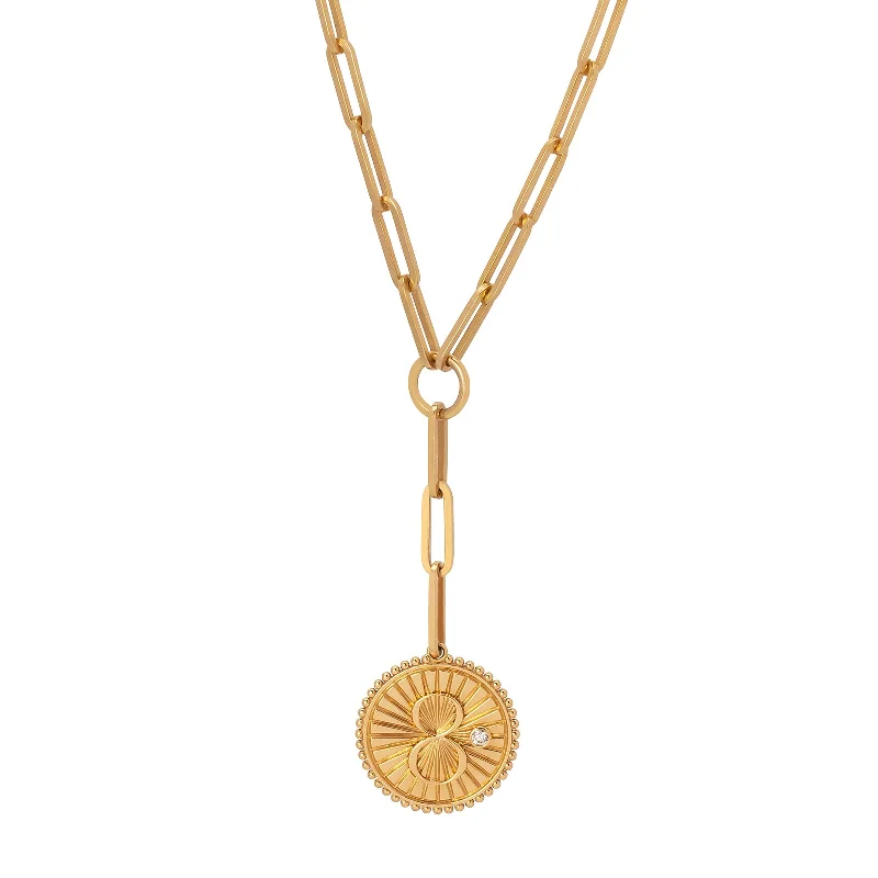 custom zodiac sign ring Classic FOB Clip - Karma