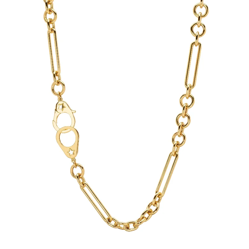 unique zodiac constellation necklace Sister Hook Midsize Mixed Clip Necklace - 16"