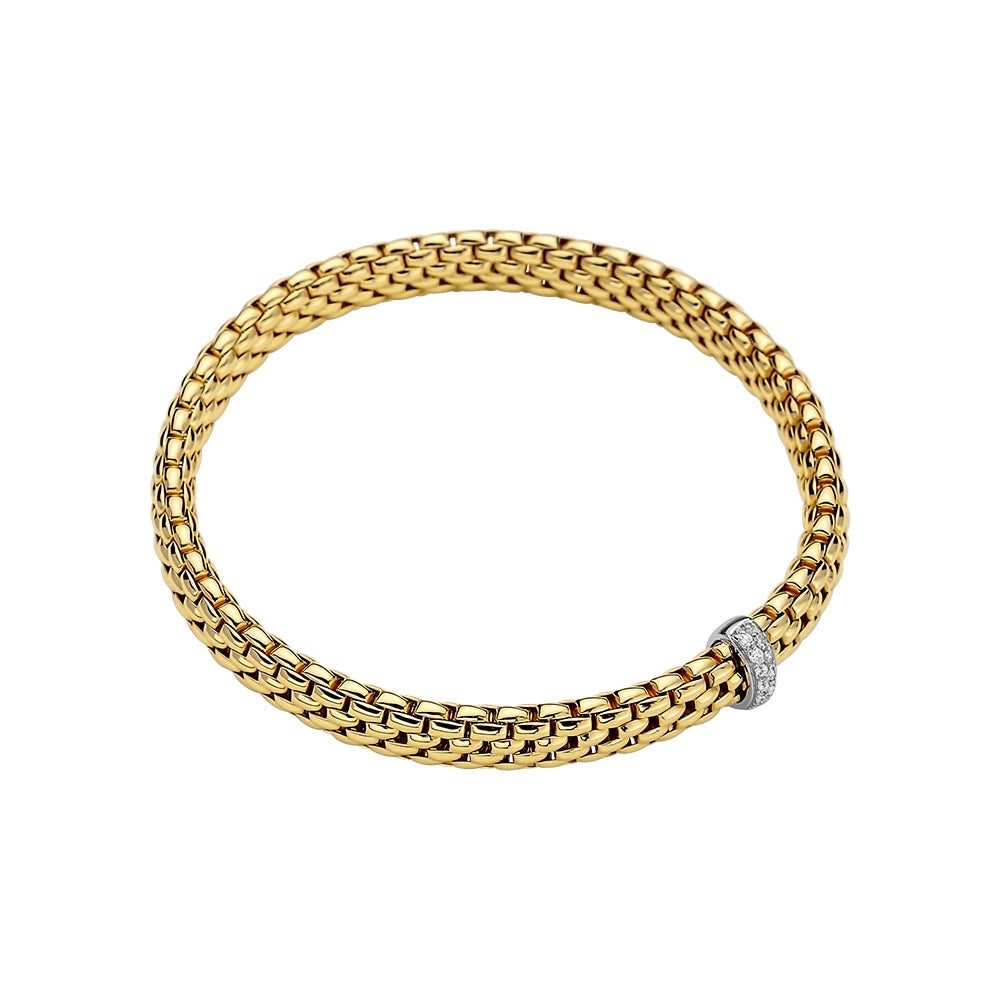 minimalist threader earrings gold FOPE 18K Yellow Gold Vendome Collection Diamond Bracelet, Medium Size minimalist threader earrings gold FOPE 18K Yellow Gold Vendome Collection Diamond Bracelet, Medium Size