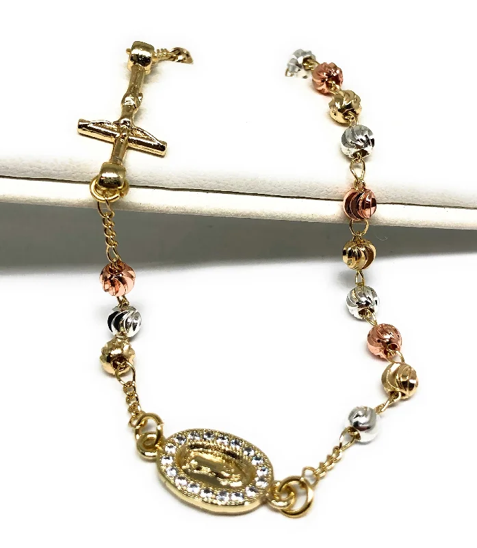 classic gold cuff bracelet Gold Plated Tri-Color Virgin Mary Bracelet Virgen De Guadalupe Pulsera Tres Colores 8” classic gold cuff bracelet Gold Plated Tri-Color Virgin Mary Bracelet Virgen De Guadalupe Pulsera Tres Colores 8”