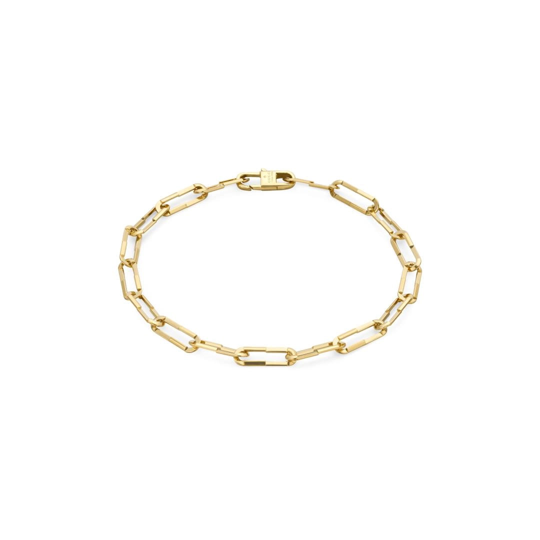 personalized silver cuff bracelet Gucci 18K Yellow Gold Link to Love Bracelet