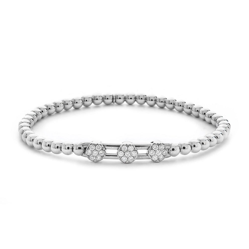 real peridot gemstone ring Hulchi Belluni 18K White Gold Tresore Stretch Bracelet with Three Diamond Circles real peridot gemstone ring Hulchi Belluni 18K White Gold Tresore Stretch Bracelet with Three Diamond Circles