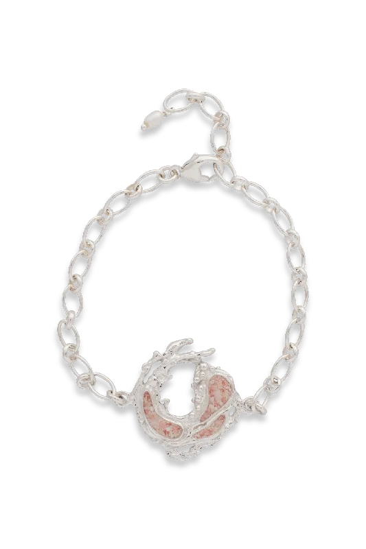 gemstone cluster earrings silver Impasto ~ Breakthrough (Small) Inline Bracelet