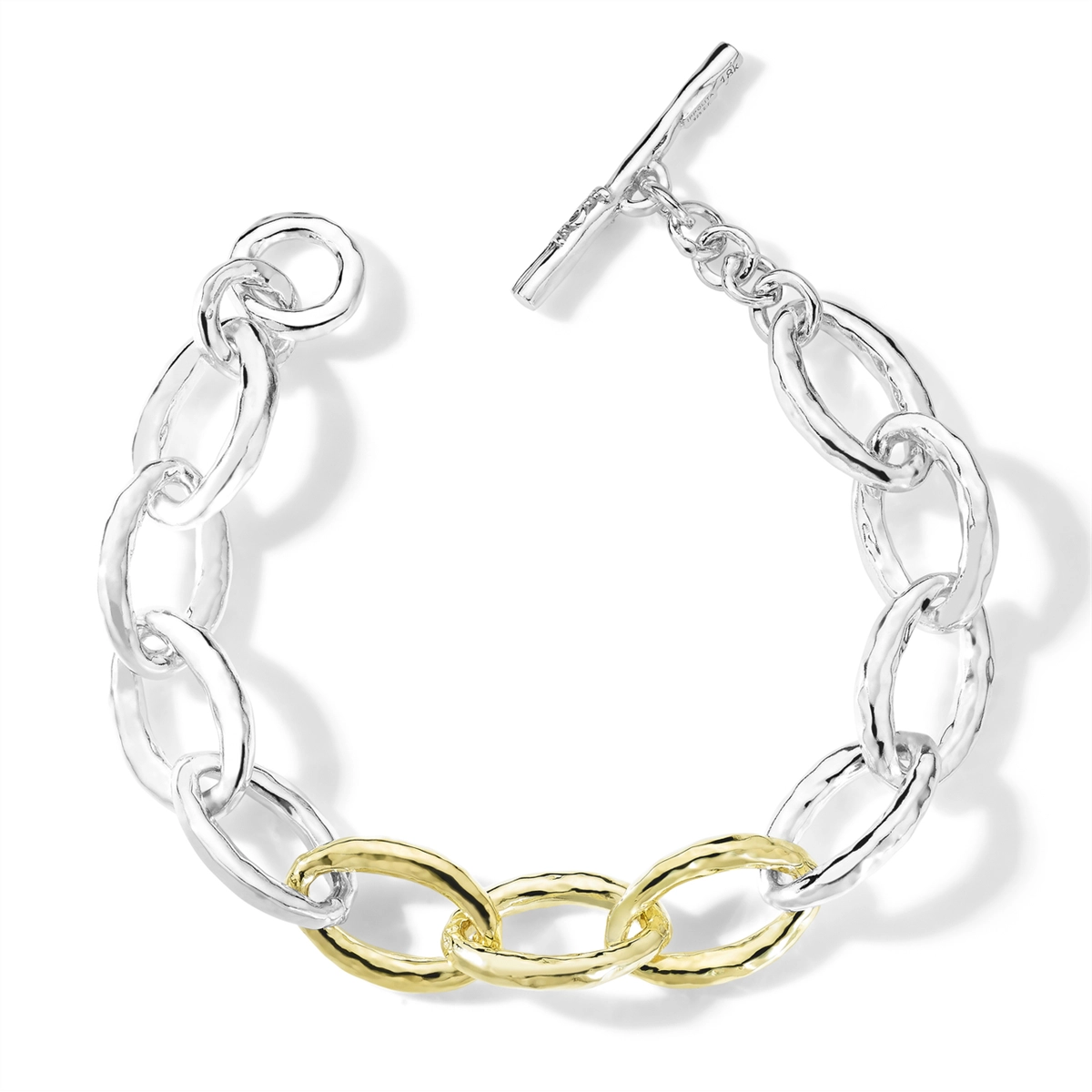minimalist chain anklet gold Ippolita Silver and 18K Gold Chimera Classico Mini Bastille Link Bracelet minimalist chain anklet gold Ippolita Silver and 18K Gold Chimera Classico Mini Bastille Link Bracelet