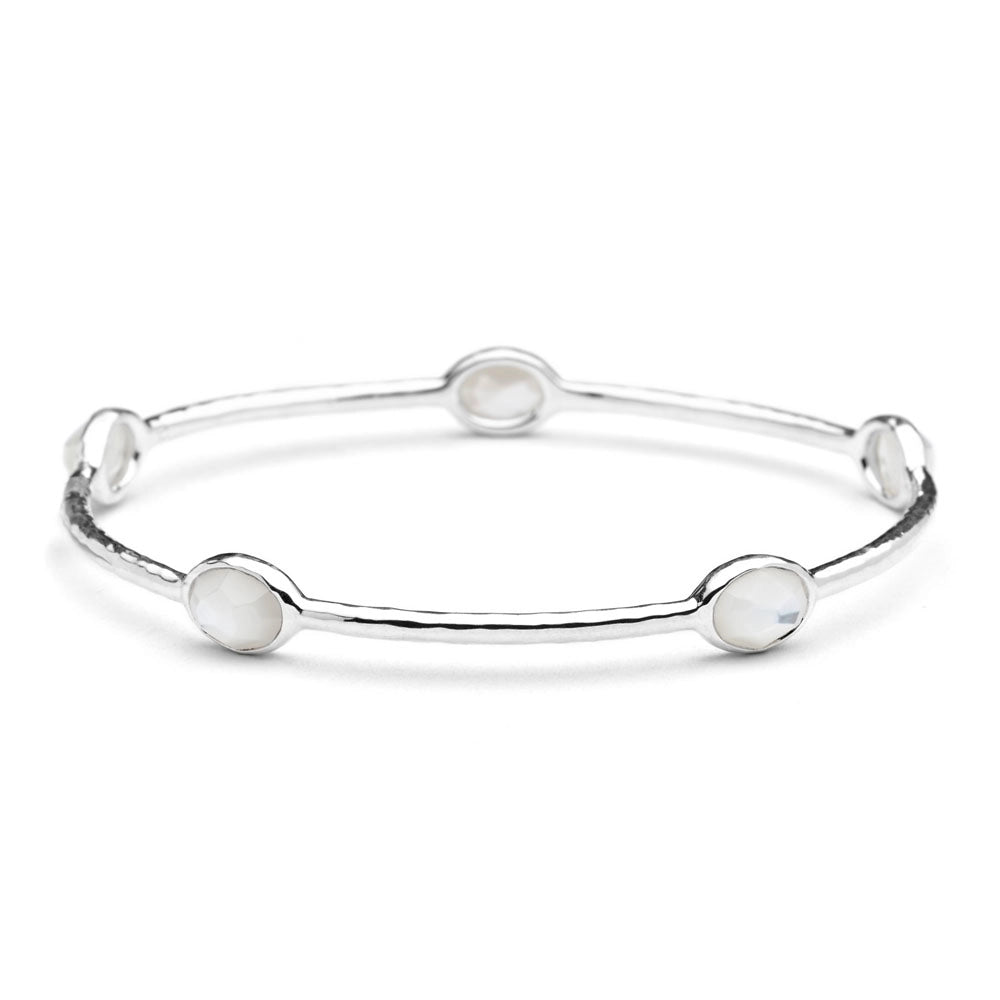adjustable rope bracelet handmade Ippolita Sterling Silver Rock Candy 5-Stone Bangle Bracelet with Mother of Pearl adjustable rope bracelet handmade Ippolita Sterling Silver Rock Candy 5-Stone Bangle Bracelet with Mother of Pearl