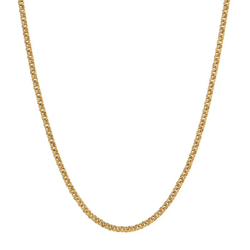 unique tribal silver ring 20" Basic Chain - Yellow Gold