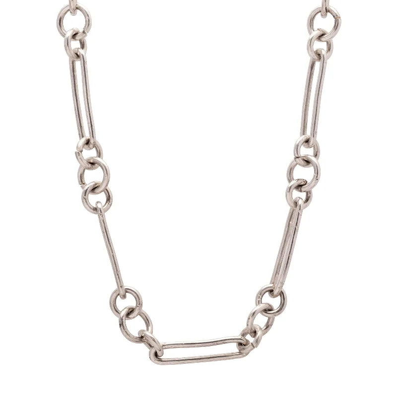 unique diamond stud earrings Large Paperclip Chain - Silver