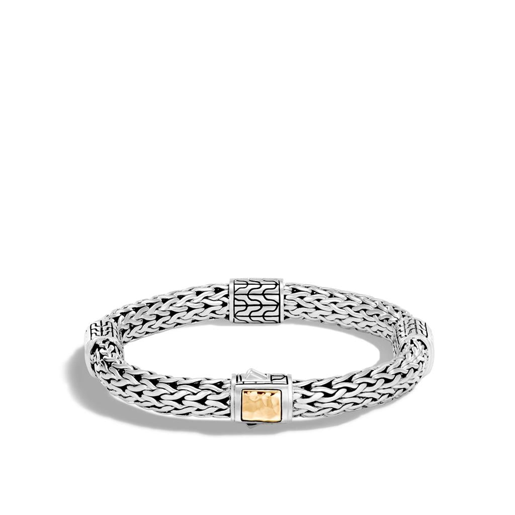 opal gemstone halo ring John Hardy Classic Chain Silver & 18K Gold Hammered Four Station Bracelet