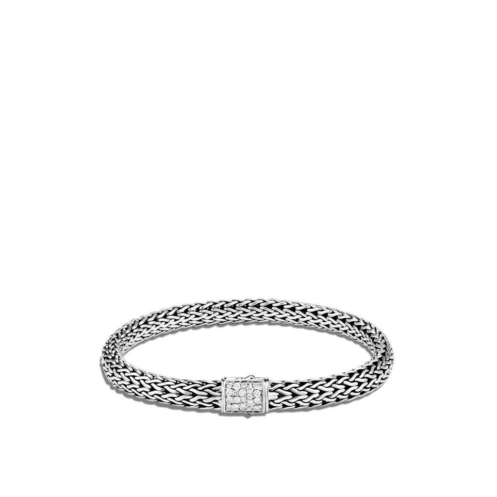 crystal-studded gold ring John Hardy Classic Chain Sterling Silver Reversible Bracelet with Pave Diamonds & Treated Black Sapphire crystal-studded gold ring John Hardy Classic Chain Sterling Silver Reversible Bracelet with Pave Diamonds & Treated Black Sapphire