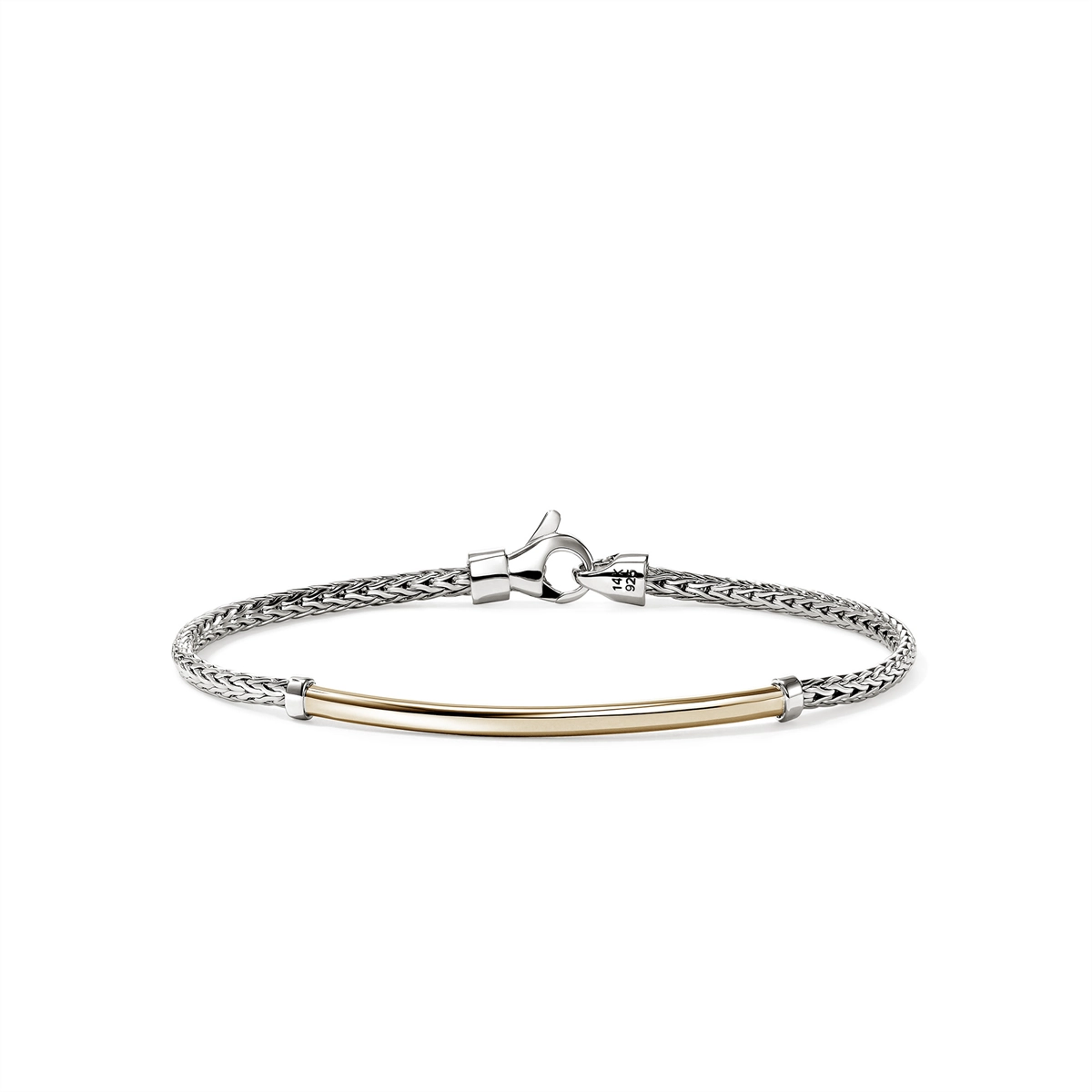 gold opal ring John Hardy Essentials Silver and 14K Gold 2.5mm Bracelet