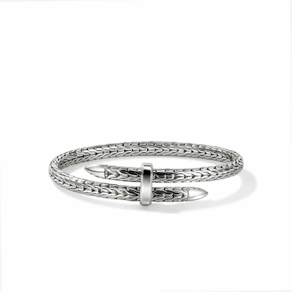 silver Celtic knot necklace John Hardy Spear Silver Flex Cuff Bracelet