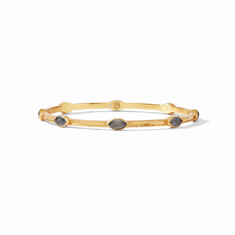 vintage-inspired pearl brooch Julie Vos Monaco hinge Bangle