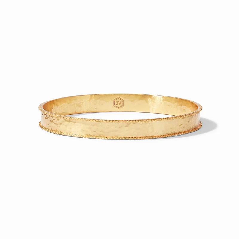vintage-style diamond halo ring Julie Vos Savoy Bangle