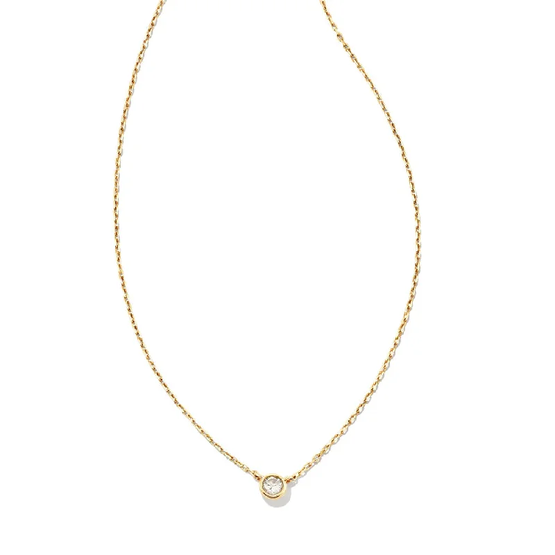 sterling silver toe ring set Kendra Scott Audrey 14k Gold Pendant Necklace in .07ct White Diamond