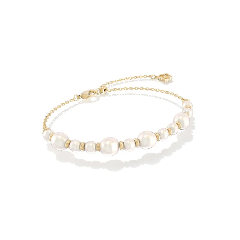 unique square diamond ring Kendra Scott Jovie Gold Beaded Delicate Chain Bracelet