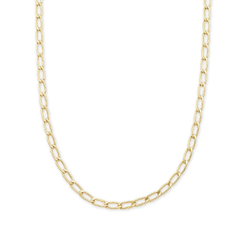 cubic zirconia eternity necklace Kendra Scott Merrick Chain Necklace in Gold