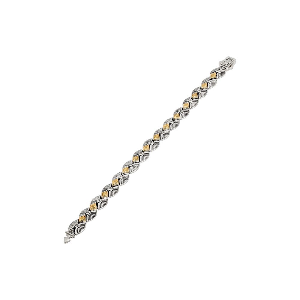 waterproof beach anklet stainless steel Konstantino Delos Silver and 18K Gold Circlet Bracelet waterproof beach anklet stainless steel Konstantino Delos Silver and 18K Gold Circlet Bracelet