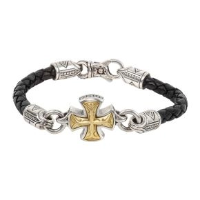 large statement turquoise ring Konstantino Mens Perseus Silver and Bronze Black Leather Cross Bracelet large statement turquoise ring Konstantino Mens Perseus Silver and Bronze Black Leather Cross Bracelet