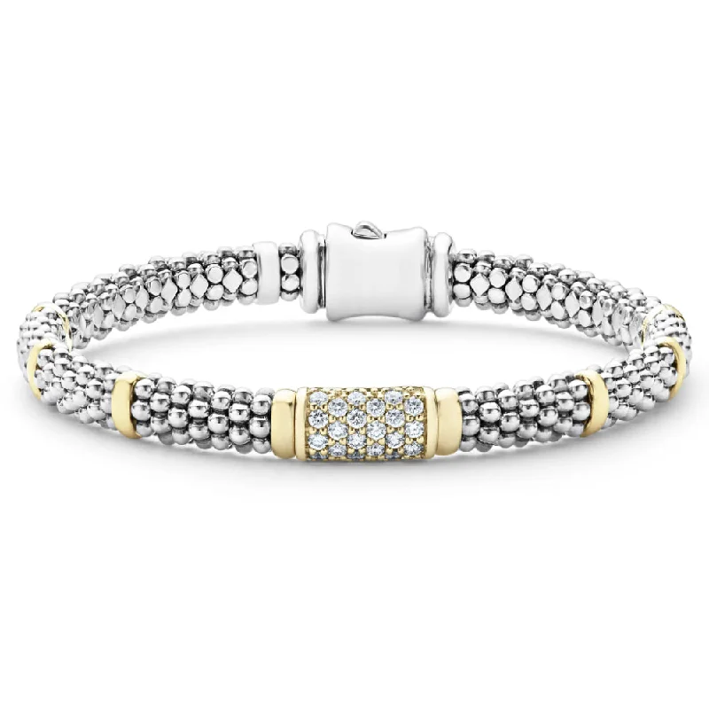 minimalist gemstone stud earrings Lagos 6mm Diamond Caviar Bracelet
