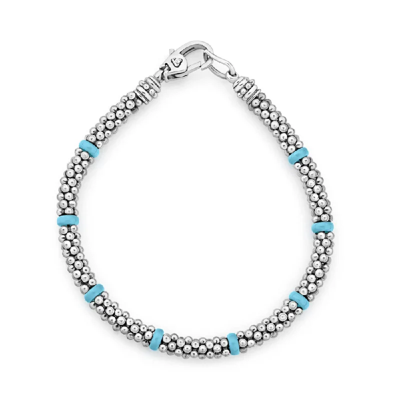 white gold diamond cluster ring Lagos Eight Ceramic Station Beaded Bracelet