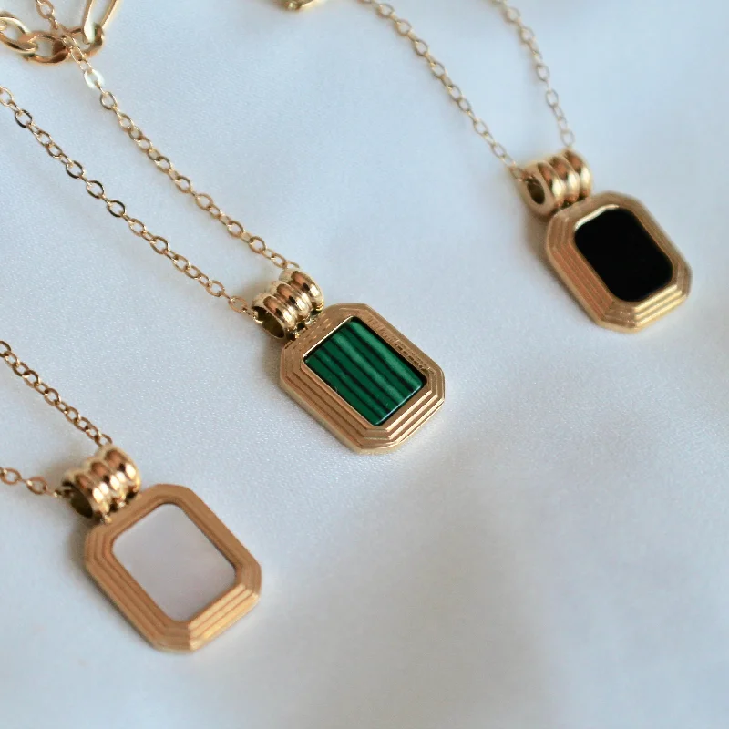handmade ceramic bead bracelet Layered pendant necklace